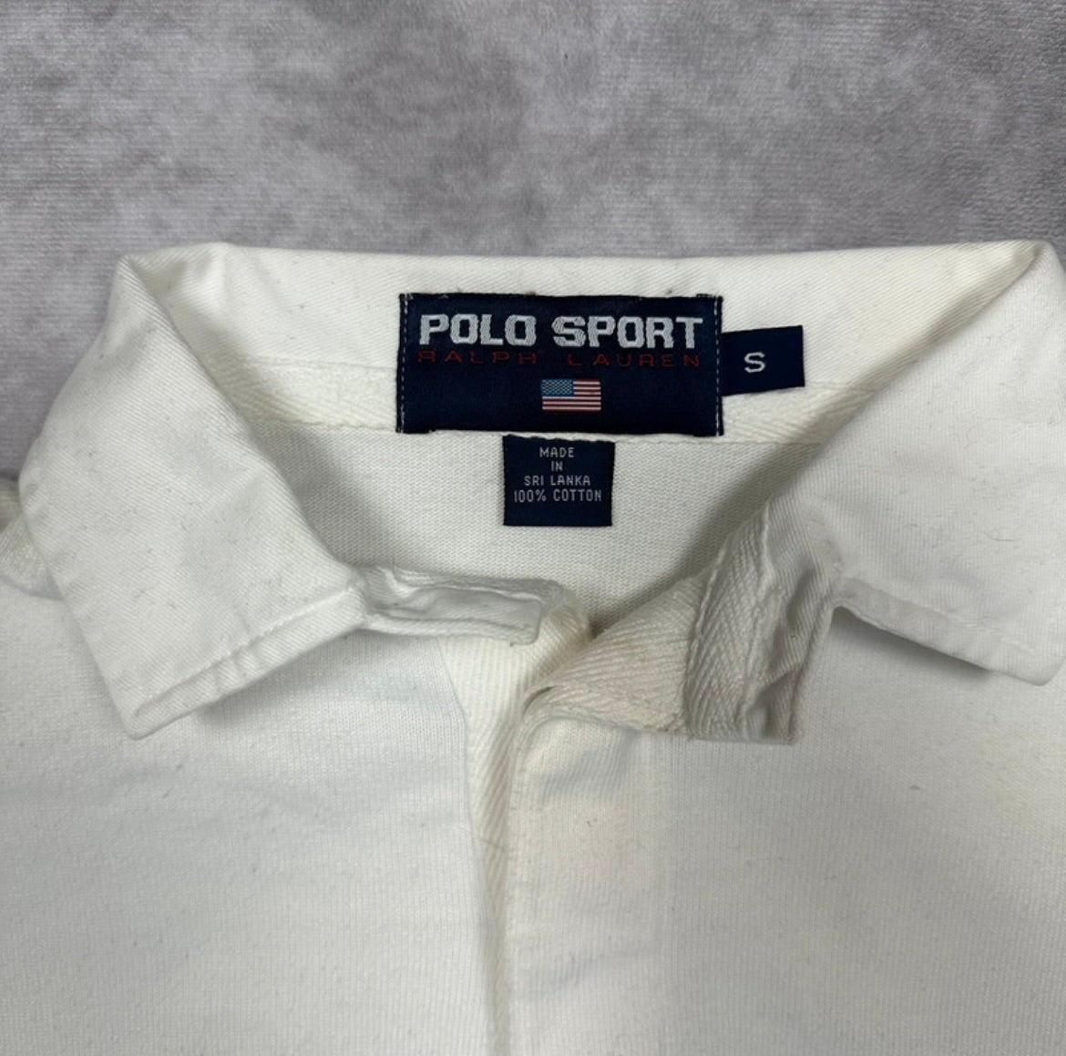 Ralph Laurent Sport Polo langarm USA Edit (S)