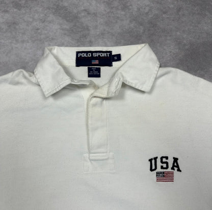 Ralph Laurent Sport Polo langarm USA Edit (S)
