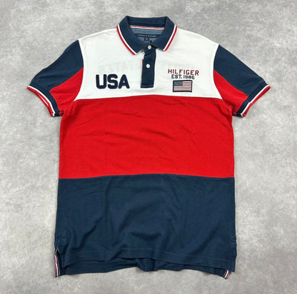 Tommy Hilfiger USA Edit Polo Shirt (M)