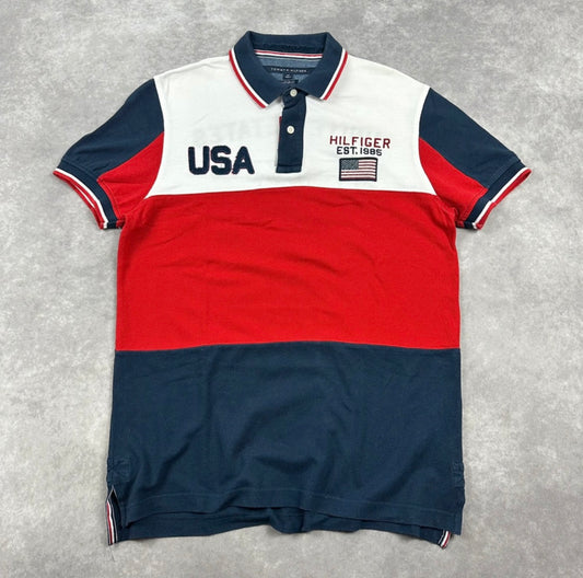 Tommy Hilfiger USA Edit Polo Shirt (M)